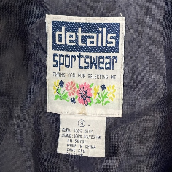 Retro 90’s silk jacket - Picture 3 of 4